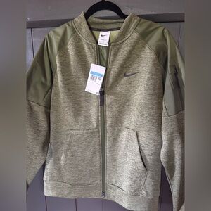 Nike Olive Green Men's Windbreaker Jacket